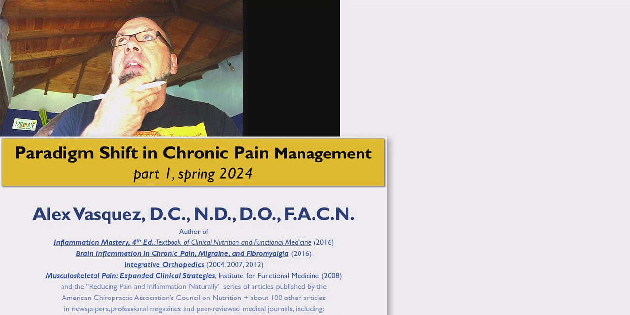 VIDEO Paradigm Shift in Chronic Pain Management 2024part1excerpt3, IM4update 