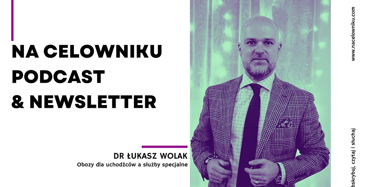 #114 Dr Łukasz Wolak - Obozy dla uchodźców a służby specjalne