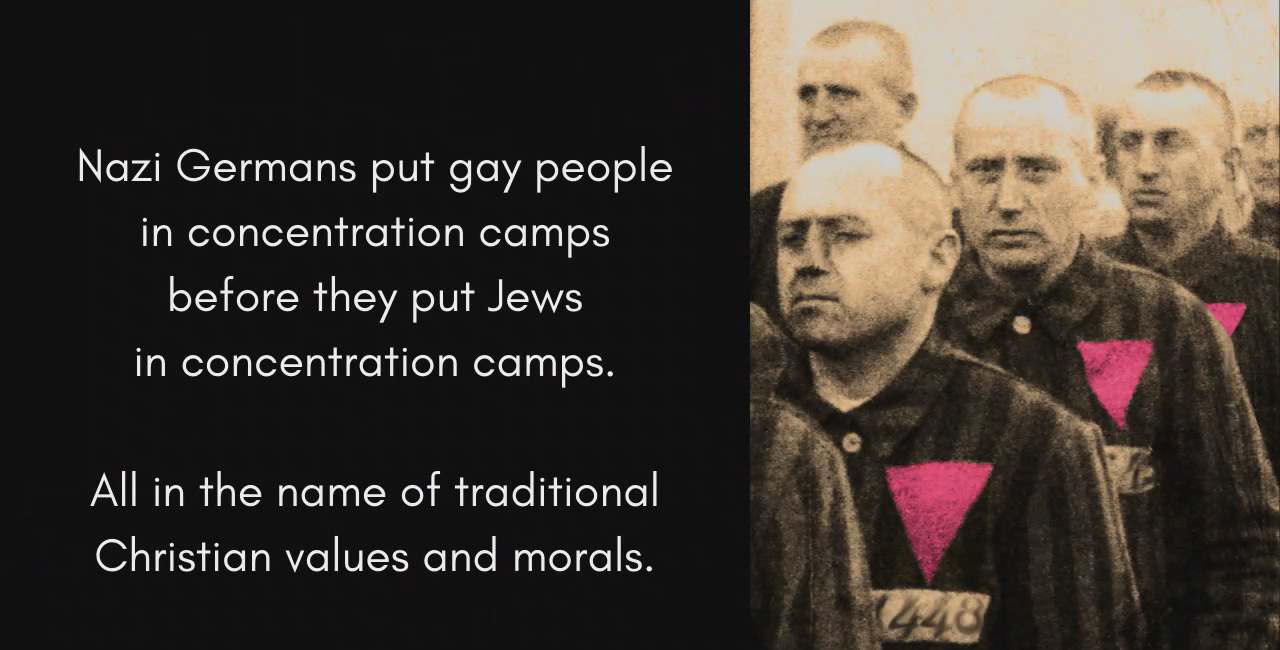 Christofascist MAGA Nazis want to exterminate gay and trans people, just like German Nazis did.