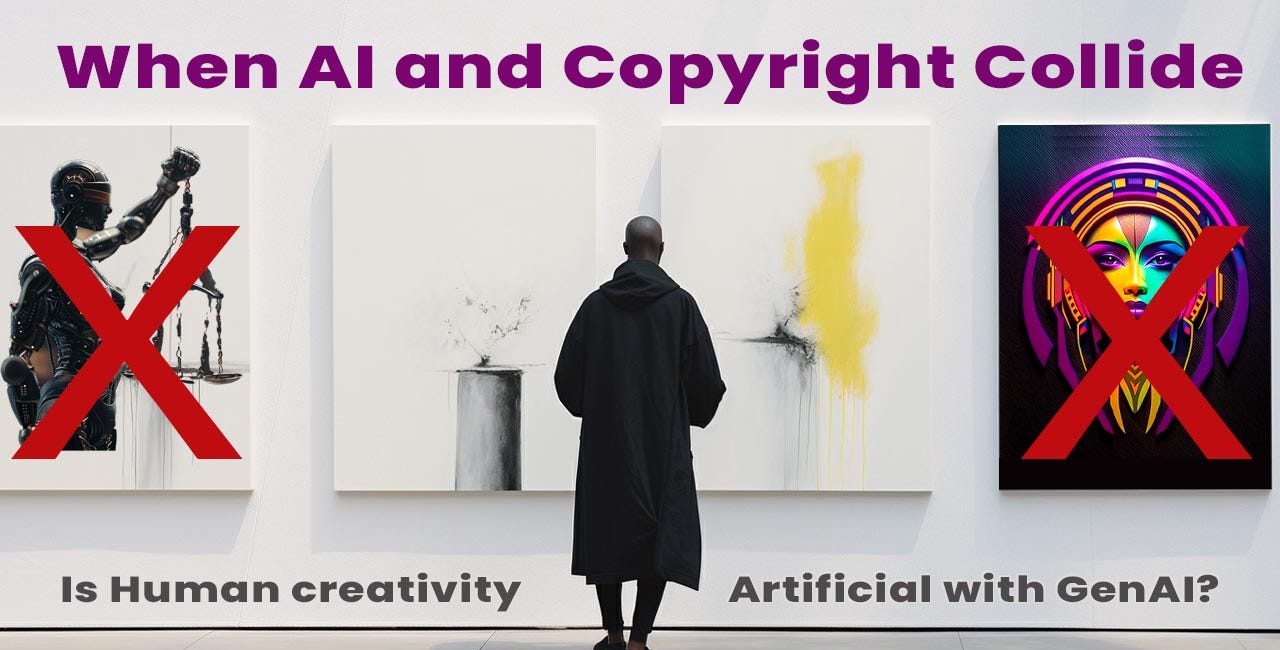When AI and Copyrights Collide - is human creativity artificial with AI?