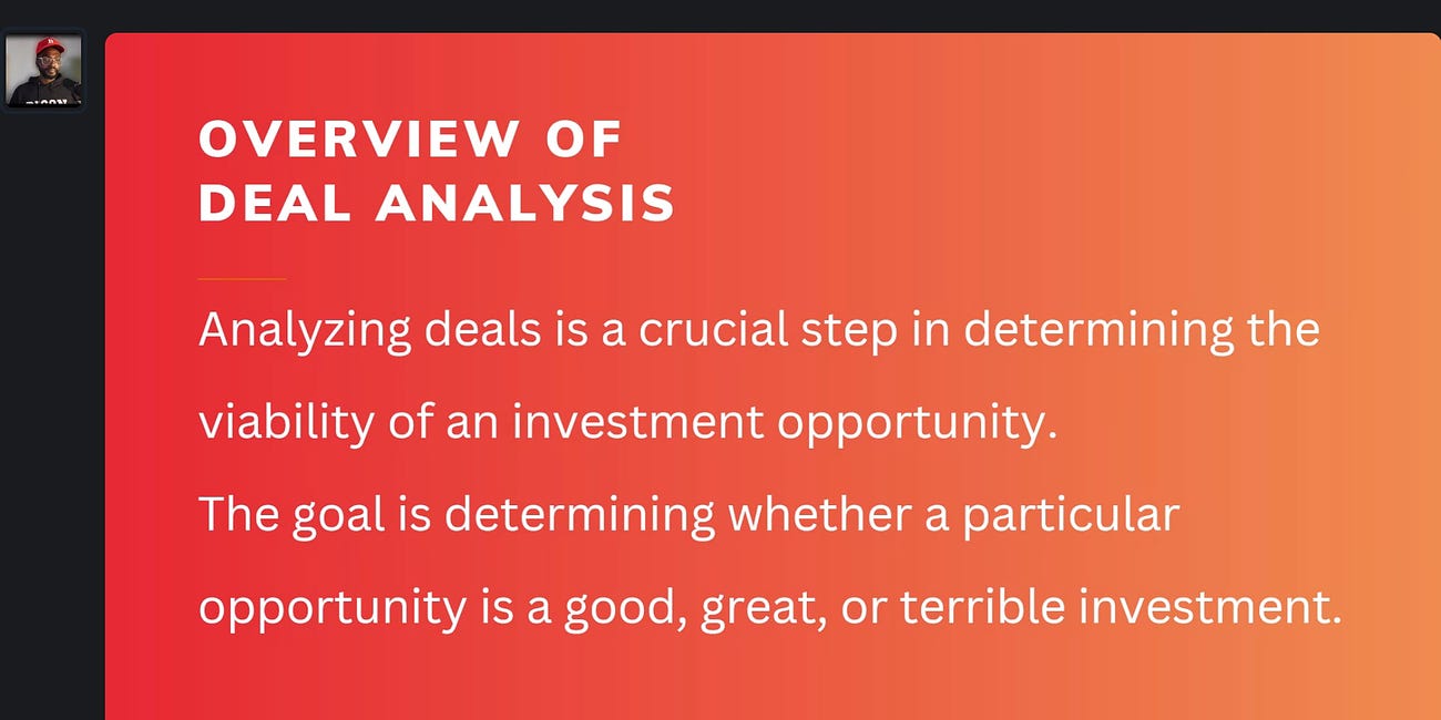 How to analyze an investment opportunity