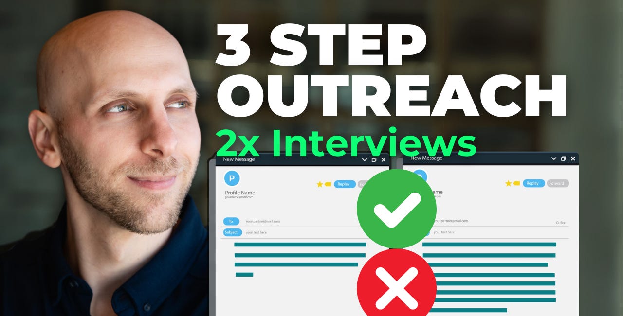 3-Step Job Outreach to Land Interviews 