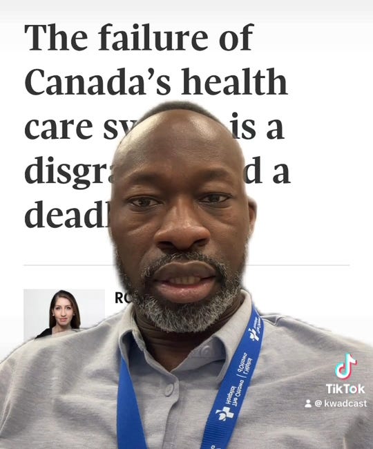 Urgent Call to Action: My Perspective on the Canadian Healthcare Crisis