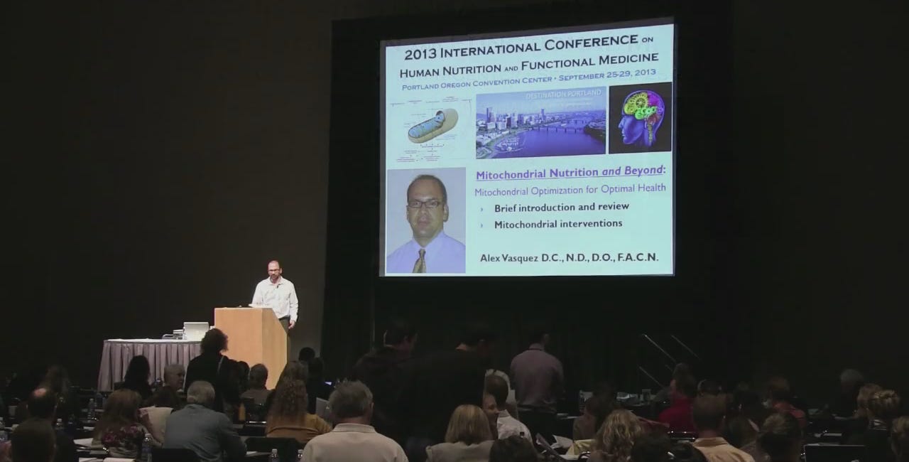 Vasquez, Mitochondrial Nutrition ICHNFM2013 Presentation