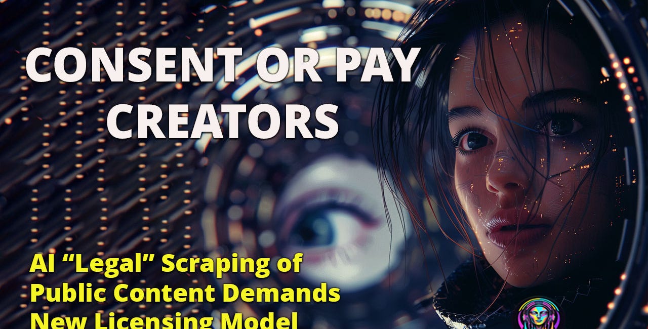 Consent or Pay: AI Scraping of Public Content Demands a New Licensing Model