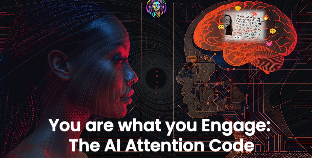 You Are What You Engage: The AI Attention Code