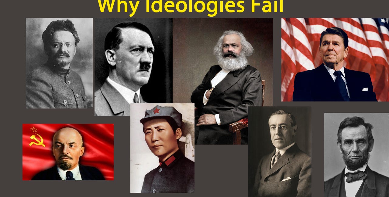 Why ideologies fail