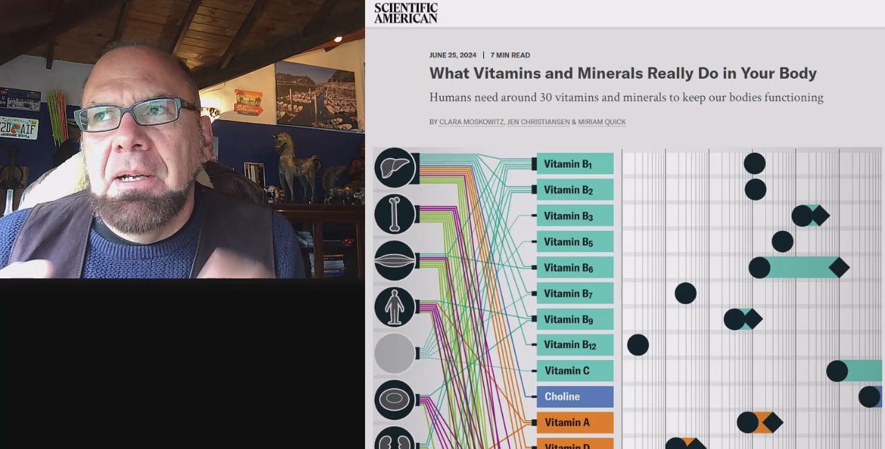 is Scientific American's “What Vitamins and Minerals Really Do in Your Body” (June2024) of any legitimate value or is it just distraction, rhetoric, and misdirection?