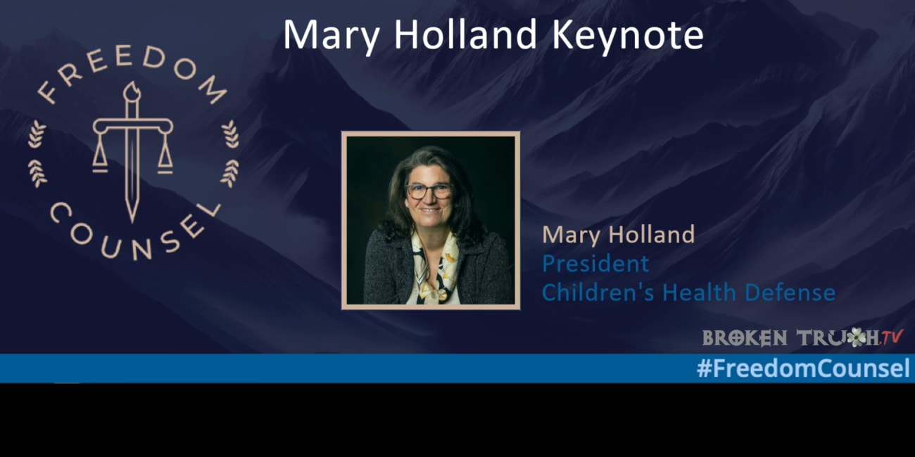 LISTEN: "They have normalized coercion of experimental countermeasures, drugs and vaccines" Mary Holland Speech