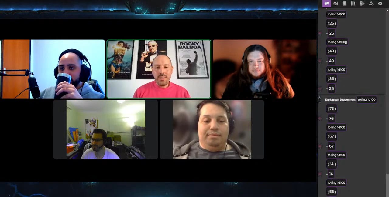 #2 RPG IS: Live Streaming da Mesa de Jogo