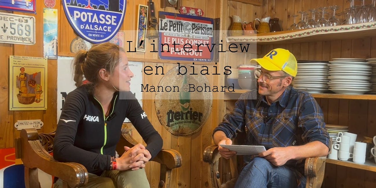 Manon Bohard, tracer son Ultra Route, avec et sans famille