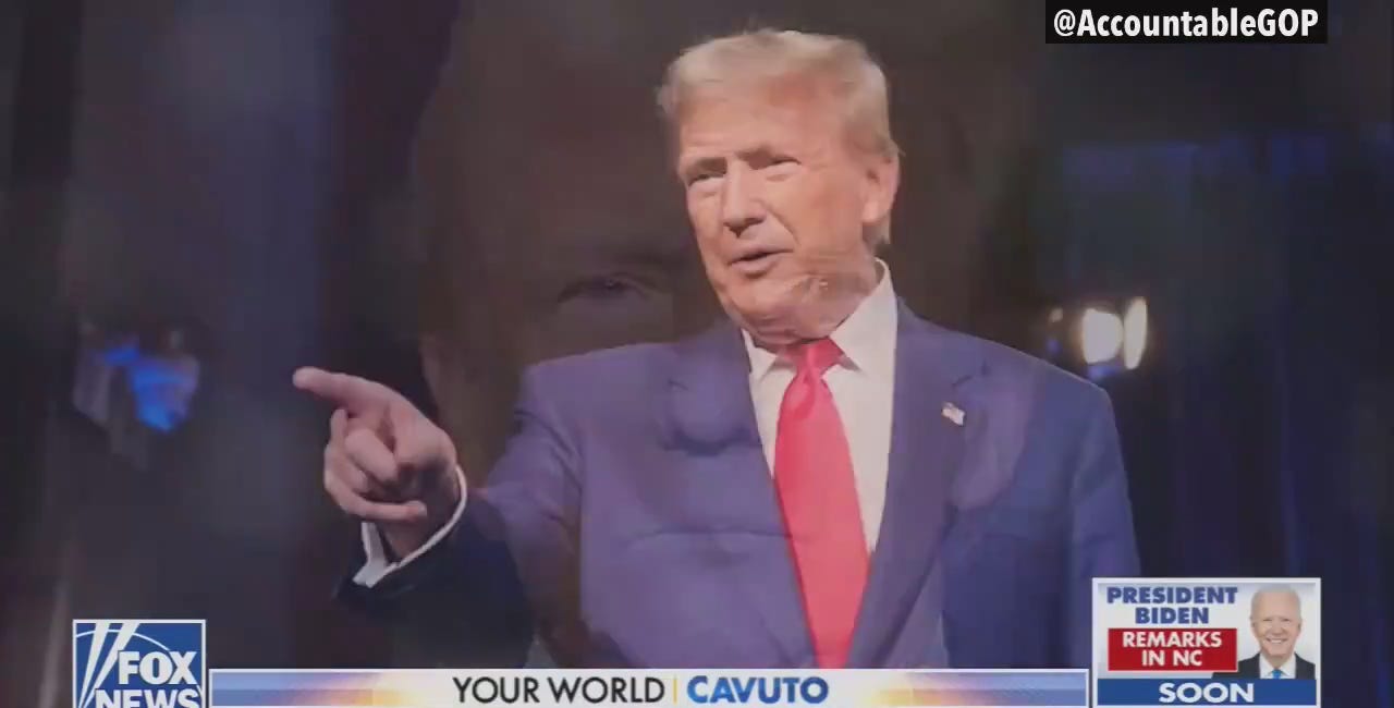 Fox News says: “Former President Trump resorted to crime in a bid to cling to power after the 2020 election.”