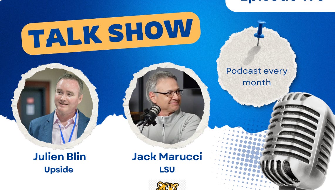 🏈 Upside Chat with Jack Marucci, Director of Performance and Innovation (LSU football / NCAA) 