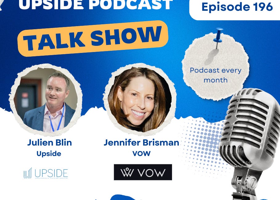 🎙️ Upside Chat with Jennifer Brisman CEO of VOW, a Leading Edge Event Management Technology Company 