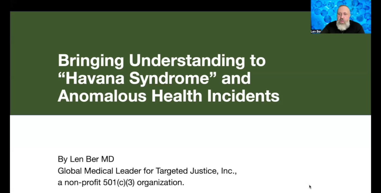 Bringing Understanding to “Havana Syndrome” and Anomalous Health Incidents