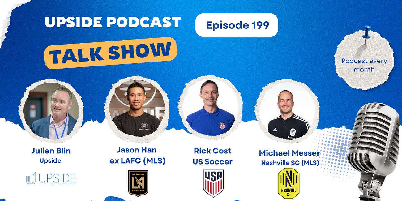 🔥Upside Chat with Mike Messer (Nashville SC / MLS), Rick Cost (US Soccer), Jason Han (Ex LAFC / MLS)