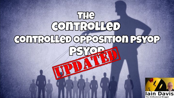 The controlled controlled opposition psyop psyop video update