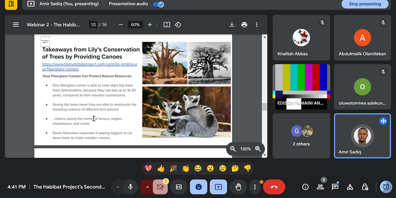 Webinar: The Habibat Project's Second Webinar on Reported Stories (Community/Audience Training)