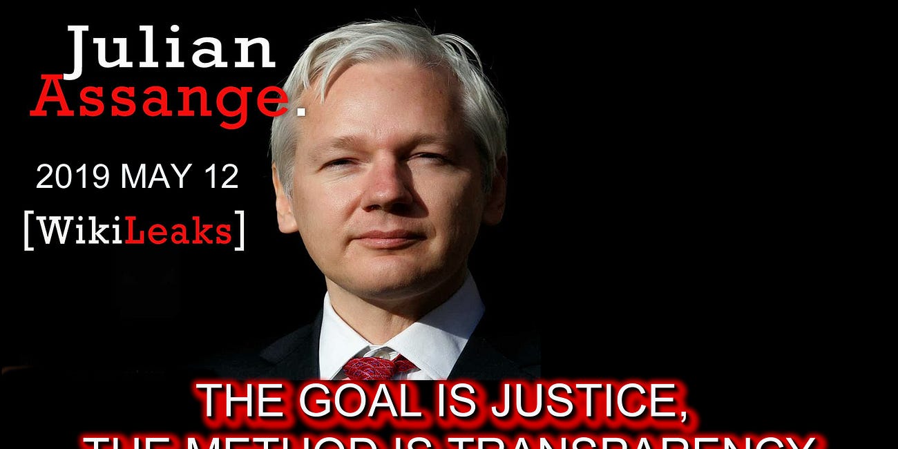 2019 MAY 12 Julian Assange in conversation with John Pilger