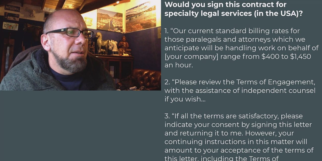 LEGAL EXERCISE: Would you sign this contract? What would be your next step?