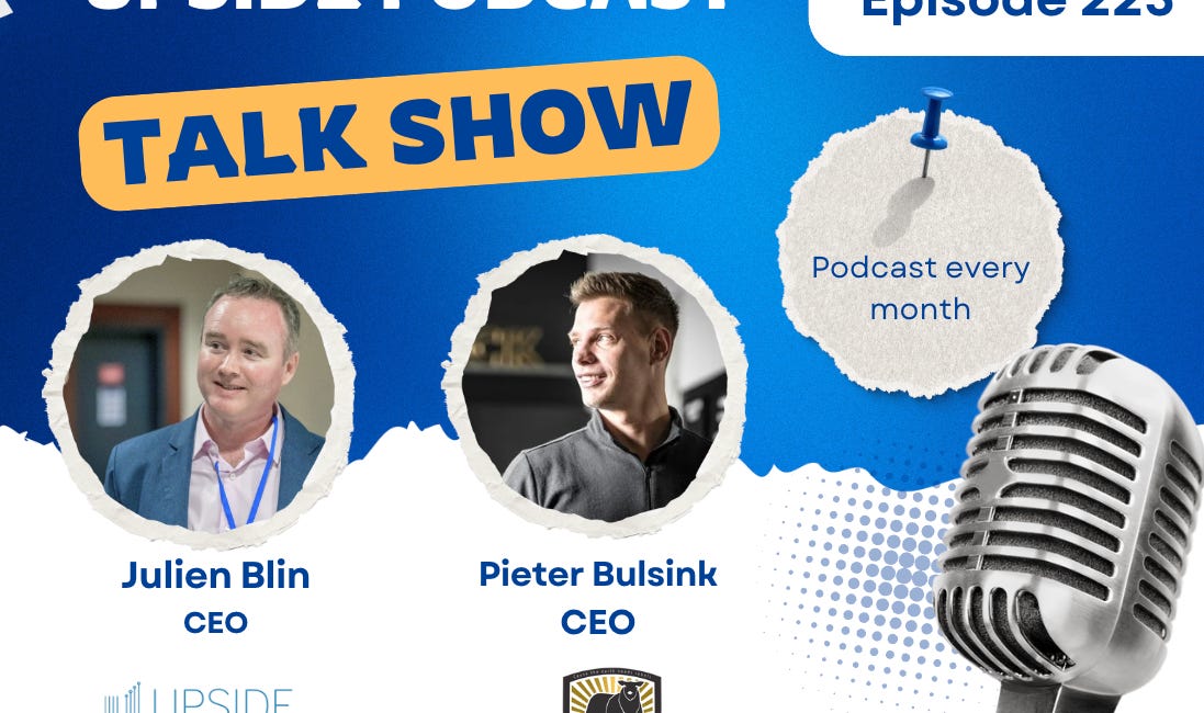 🎙️ Upside Chat with Pieter Bulsink, CEO, Maverick Training, a Leading Sports Performance Company in F1 and Other Sports.