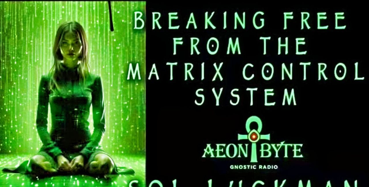 🪫 🔋 How to Break Free from the Matrix Control System