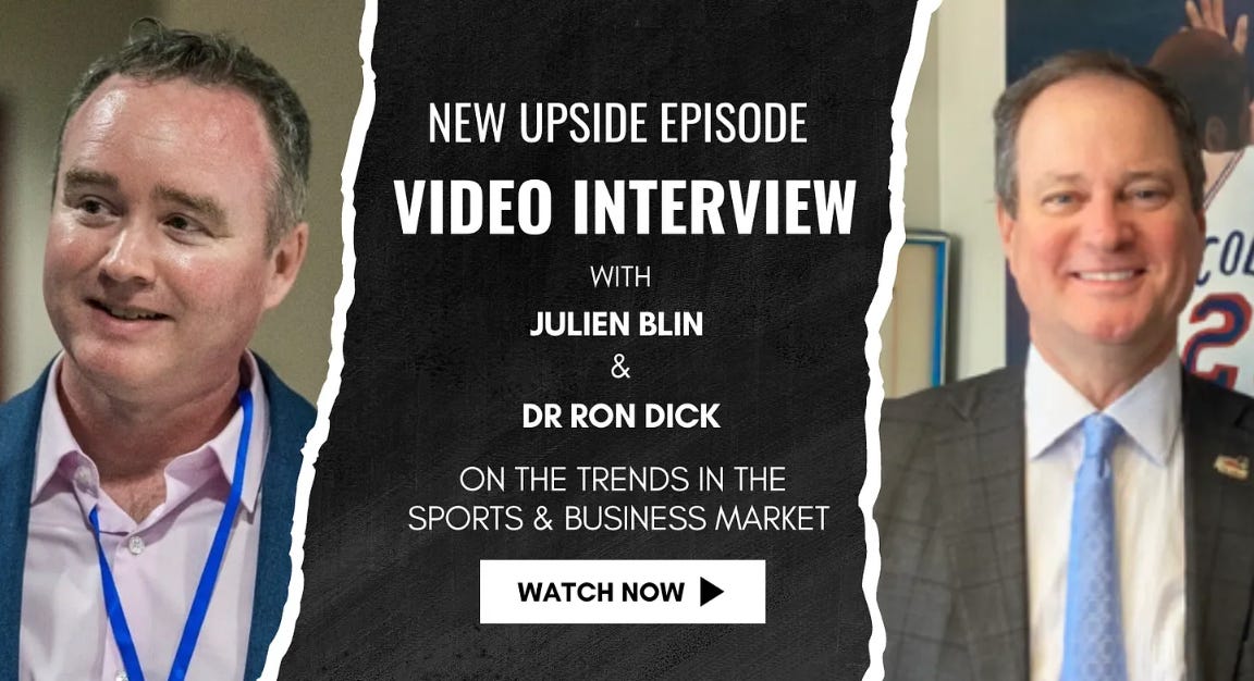 🔥Upside Video Chat: Dr Ron Dick, Duquesne University, Ex NBA/NCAA Exec on March Madness, the NBA/NHL Playoffs, NFL Draft, the NIL, the Dodgers, MLB Season & More