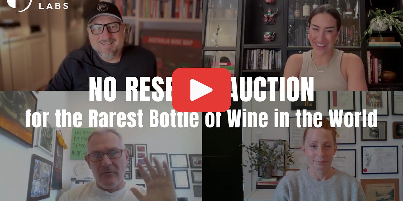 WINE x WEB3: No Reserve Auction for the Rarest Bottle of Wine in the World