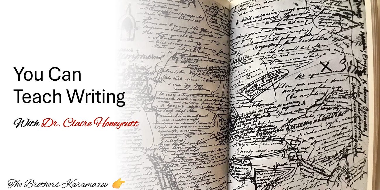 You Can Teach Writing