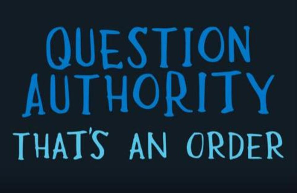 The parable of, "The authority problem"