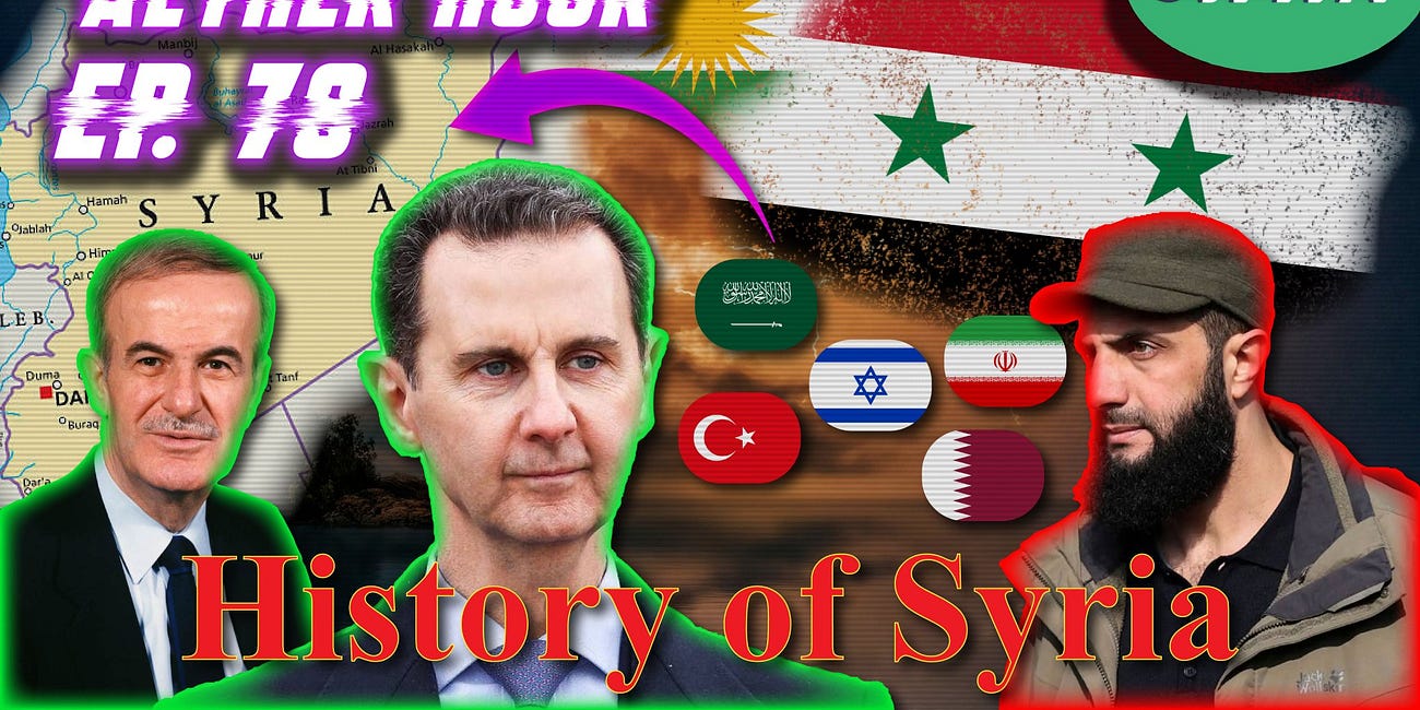 History of Syria, Fall of Assad, Greater Israel, & MORE! w/ Aaliyah! Aether Hour Ep. 78