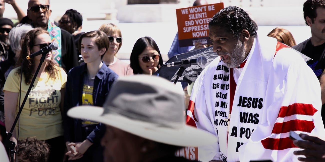 Remarks prior to arrest at the U.S. Capitol by Rev. Dr. William J. Barber