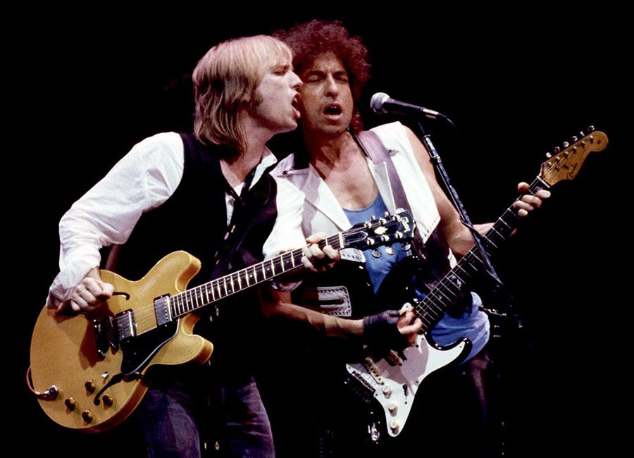 Bob Dylan and Tom Petty's Farm Aid Rehearsals