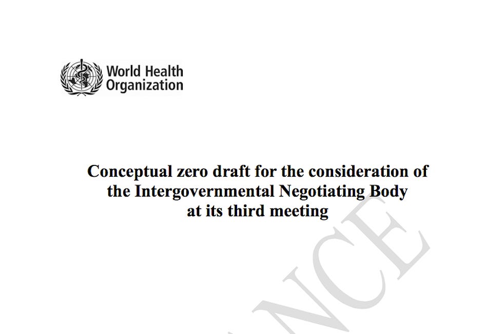 CONCEPTUAL ZERO DRAFT