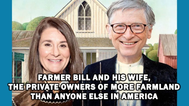 Ο Αγρότης Bill Gates Και Η Σύζυγός Του, Οι Ιδιοκτήτες Περισσότερων Αγροτικών Εκτάσεων Από Οποιονδήποτε Άλλον Στην Αμερική