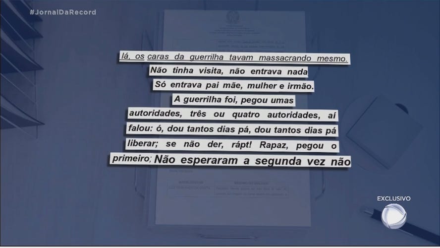 Jornal da Record: FARC, PCC e eleições 2022