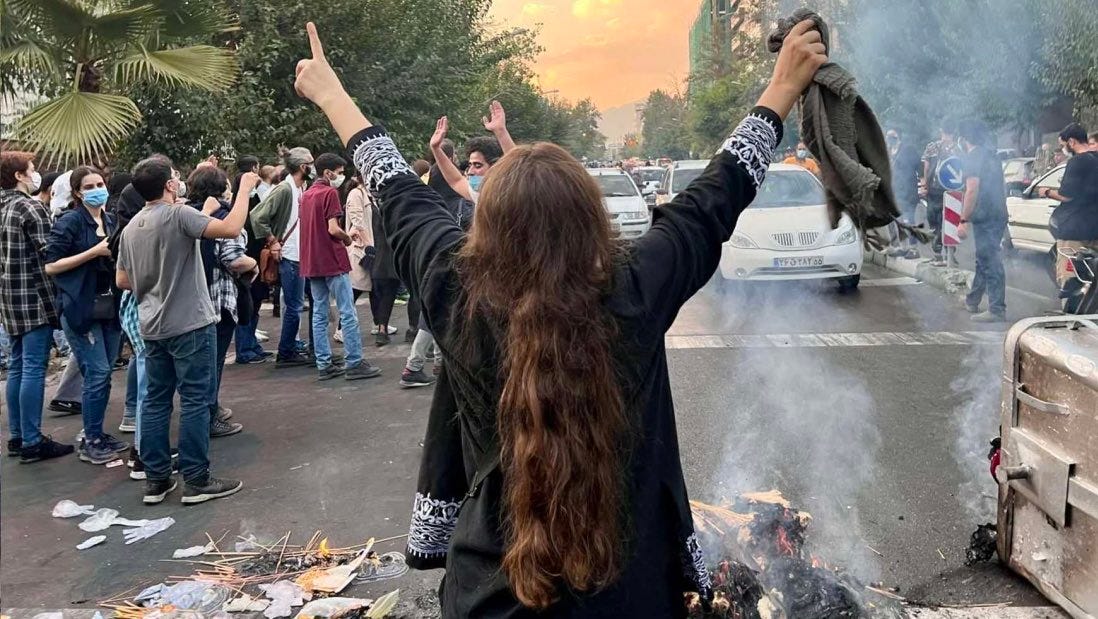 The Women Burning Their Hijabs Want the Iranian Regime to Fall. Does Joe Biden?