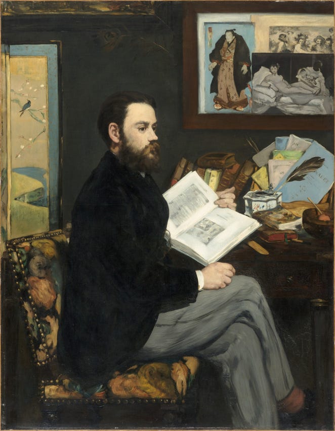 Emile Zola - Edouard Manet | Musée d'Orsay