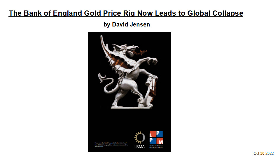 Jensen's Economic, Precious Metals, & Markets Newsletter