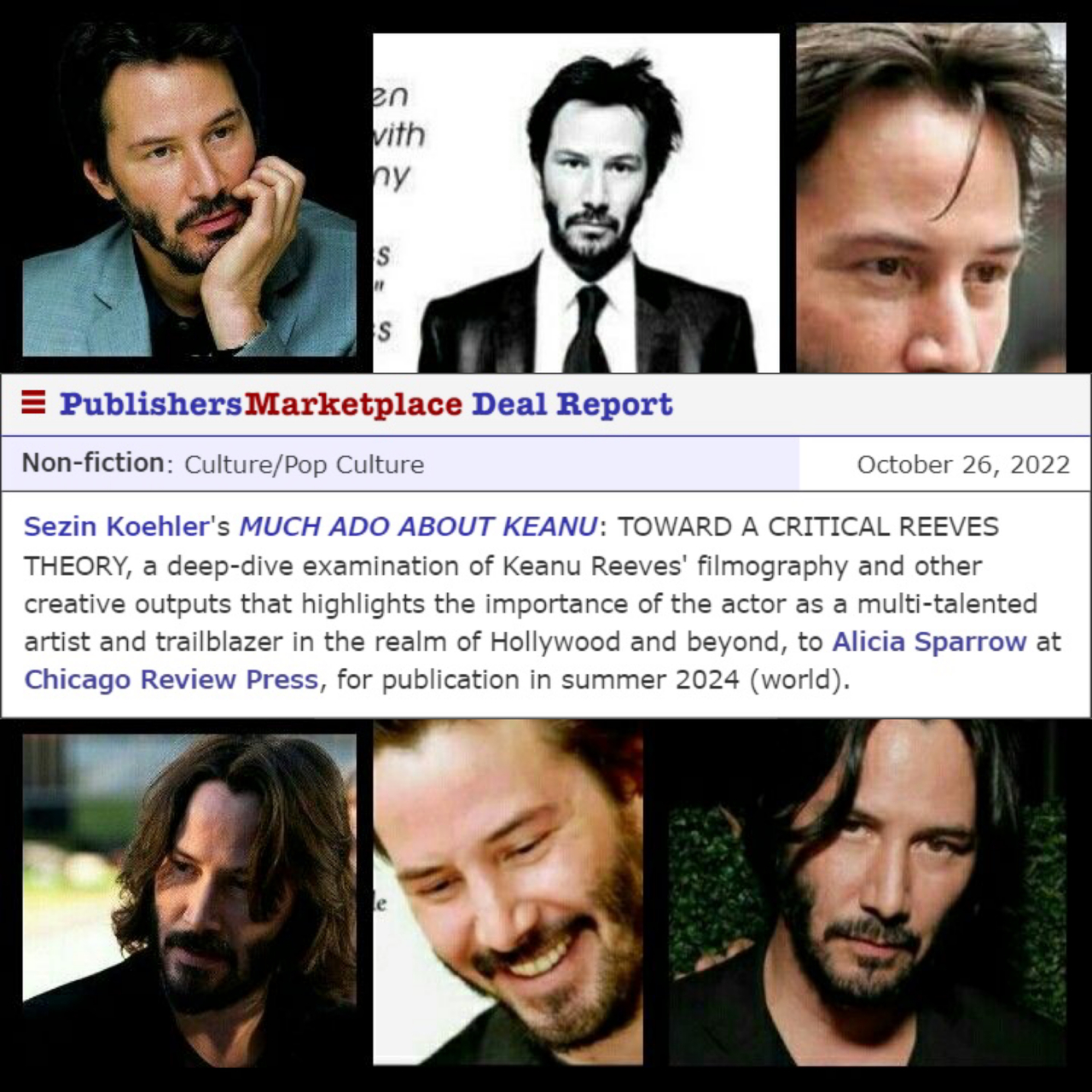 Much Ado About Keanu: The Newsletter