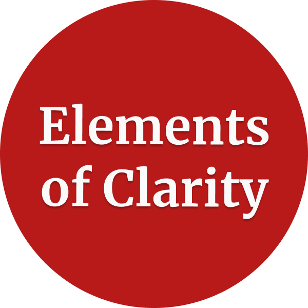 Elements of Clarity
