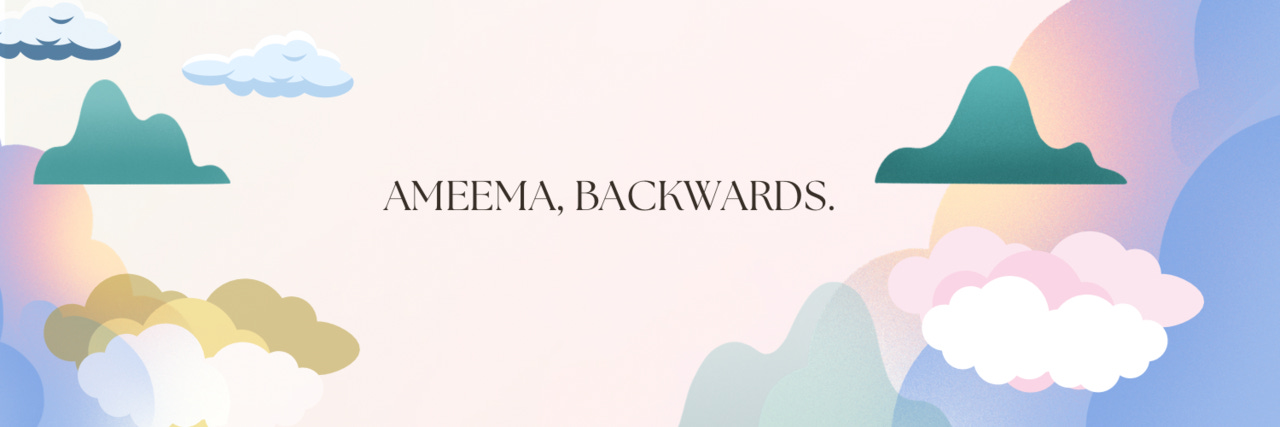 Ameema, backwards