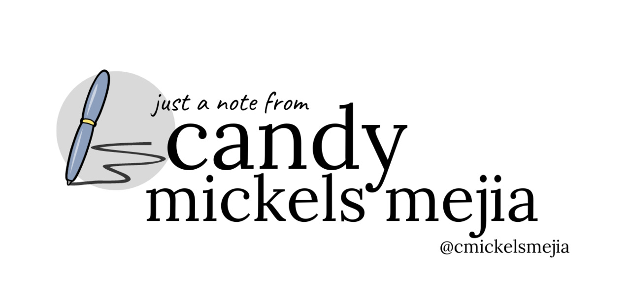 just a note from Candy