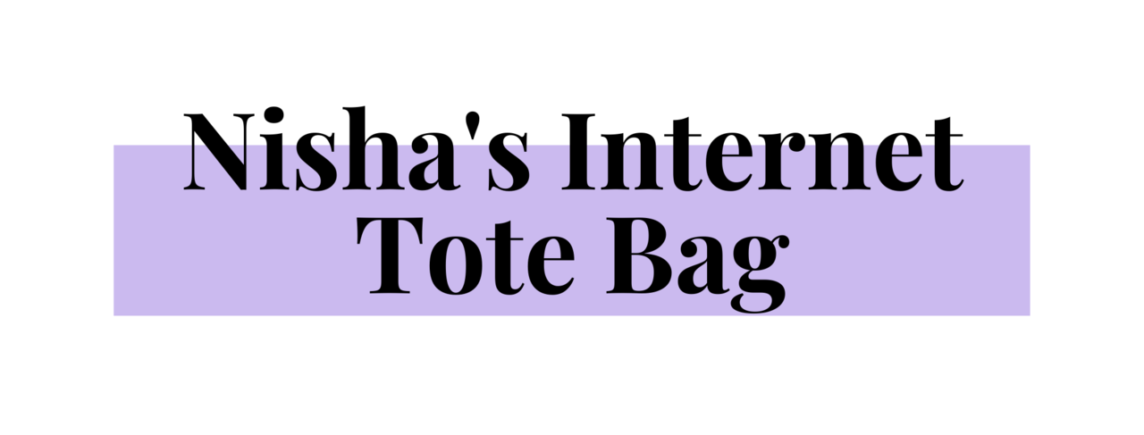 Nisha's Internet Tote Bag