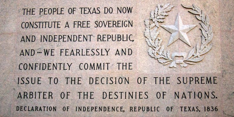 Texas Independence from Covidstan