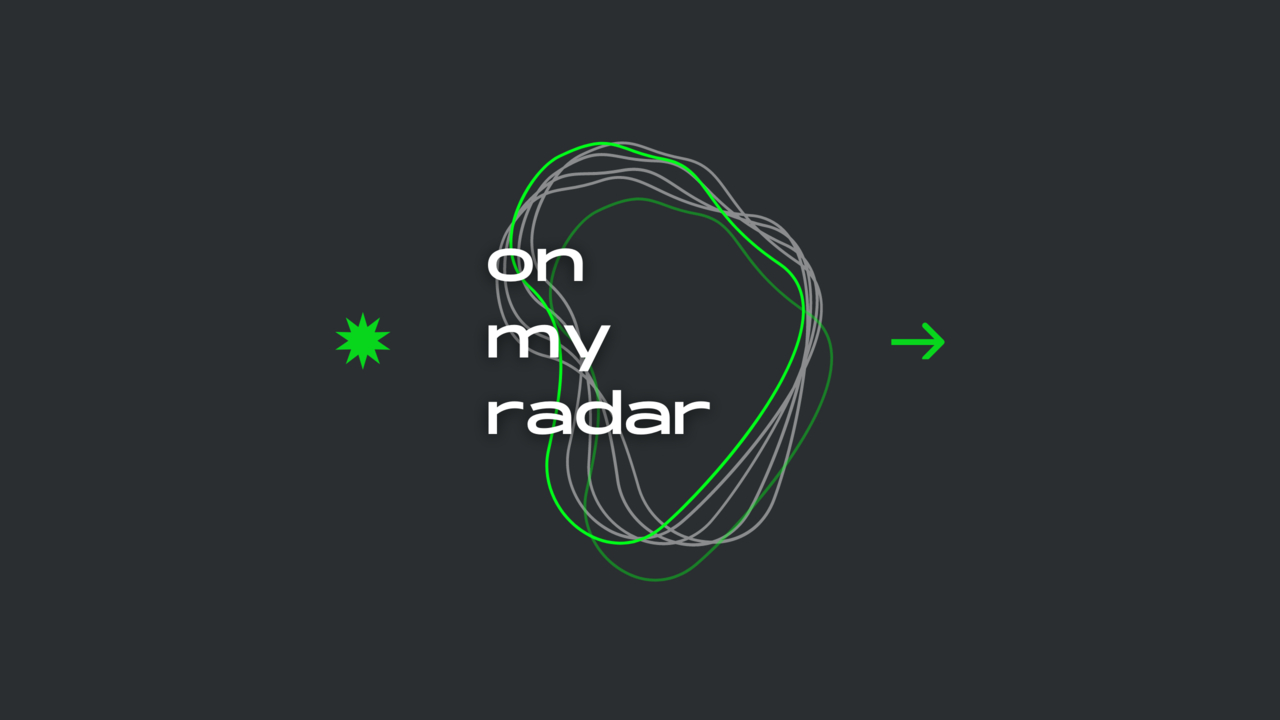 On my radar 📡