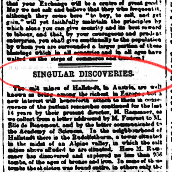 Singular Discoveries