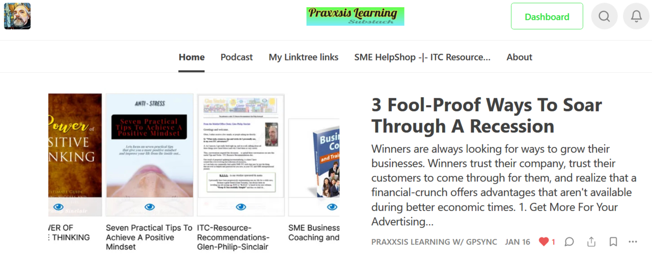 Glenn-Philip Sinclair - SME Help Shop - Praxxsis Learning