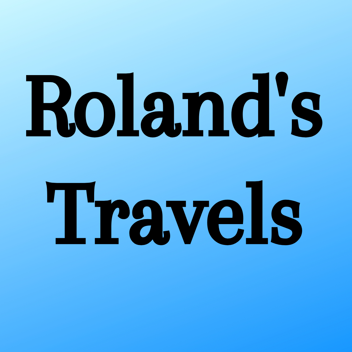 Roland’s Travels