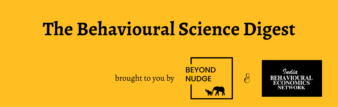 The Behavioural Science Digest